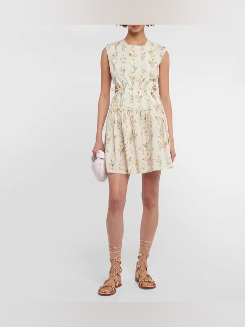 Agua by Agua Bendita "Sucre Pradera Cottom Poplin" dress, L